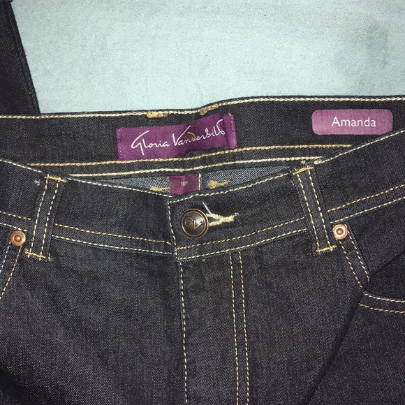 Gloria Vanderbilt Mom Jeans Amanda High Waist Size 10P - Picture 2 of 5